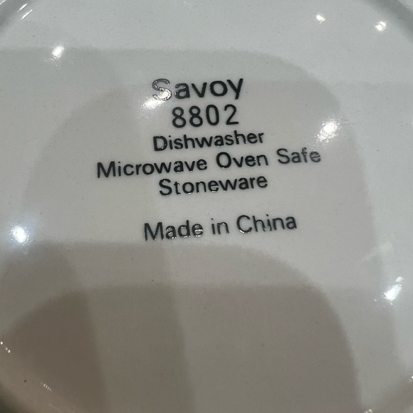 Vintage! Savoy Majestic Stonewear Black and Tan Dinnerware 41 pieces - Picture 5 of 10